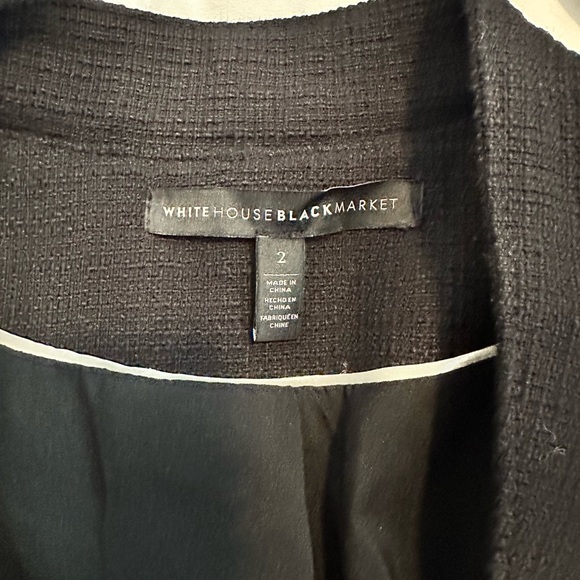 Black Buttoned Women's Jacket - Picture 3 of 4